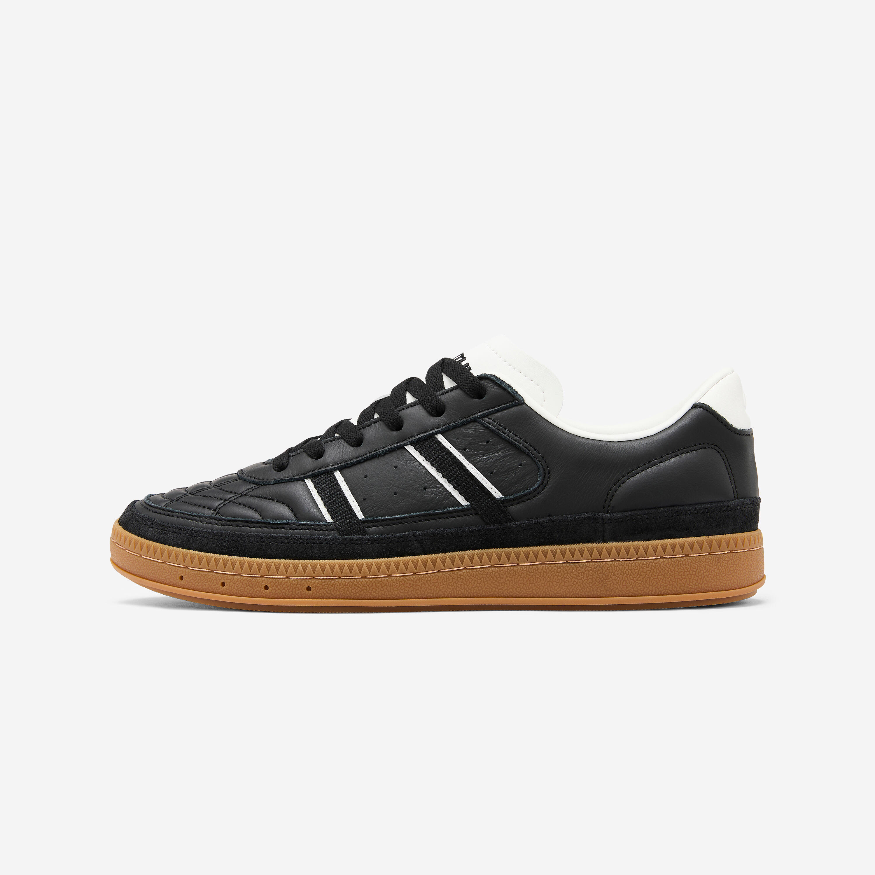 DECATHLON Sneaker Leder - Player 80 schwarz