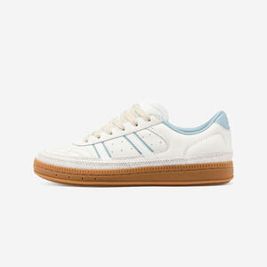 Zapatillas deportivas mujer de piel, Player 80, blanco