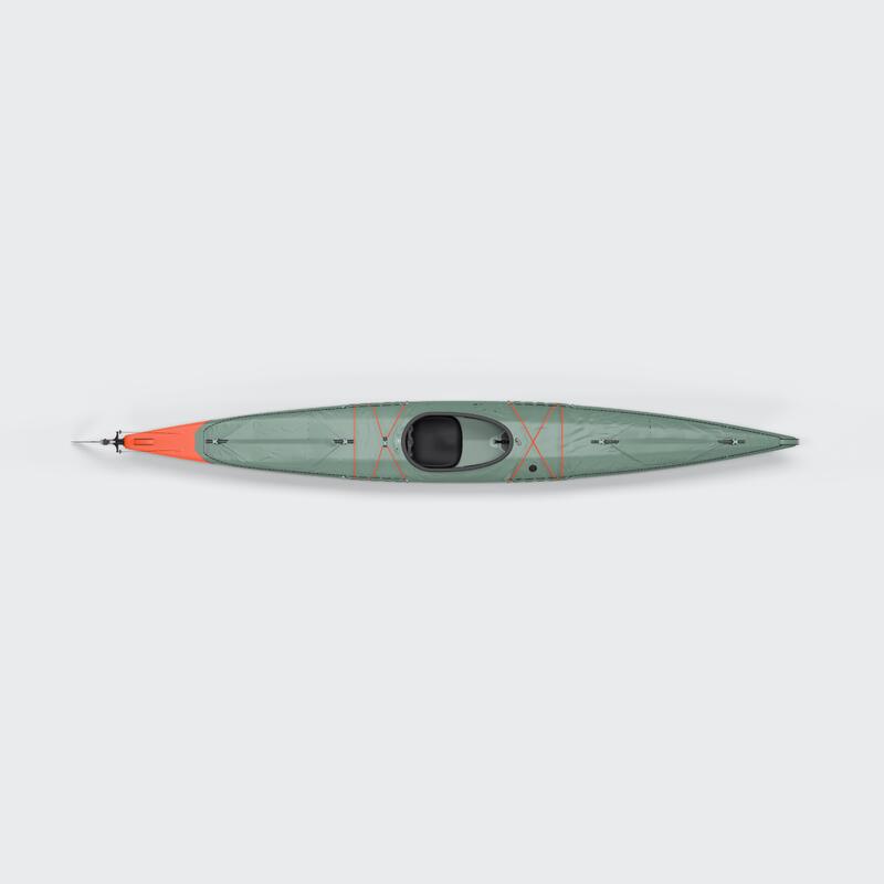 Kayak gonflable expédition 1place haute pression en dropstitch renforcé - X 900