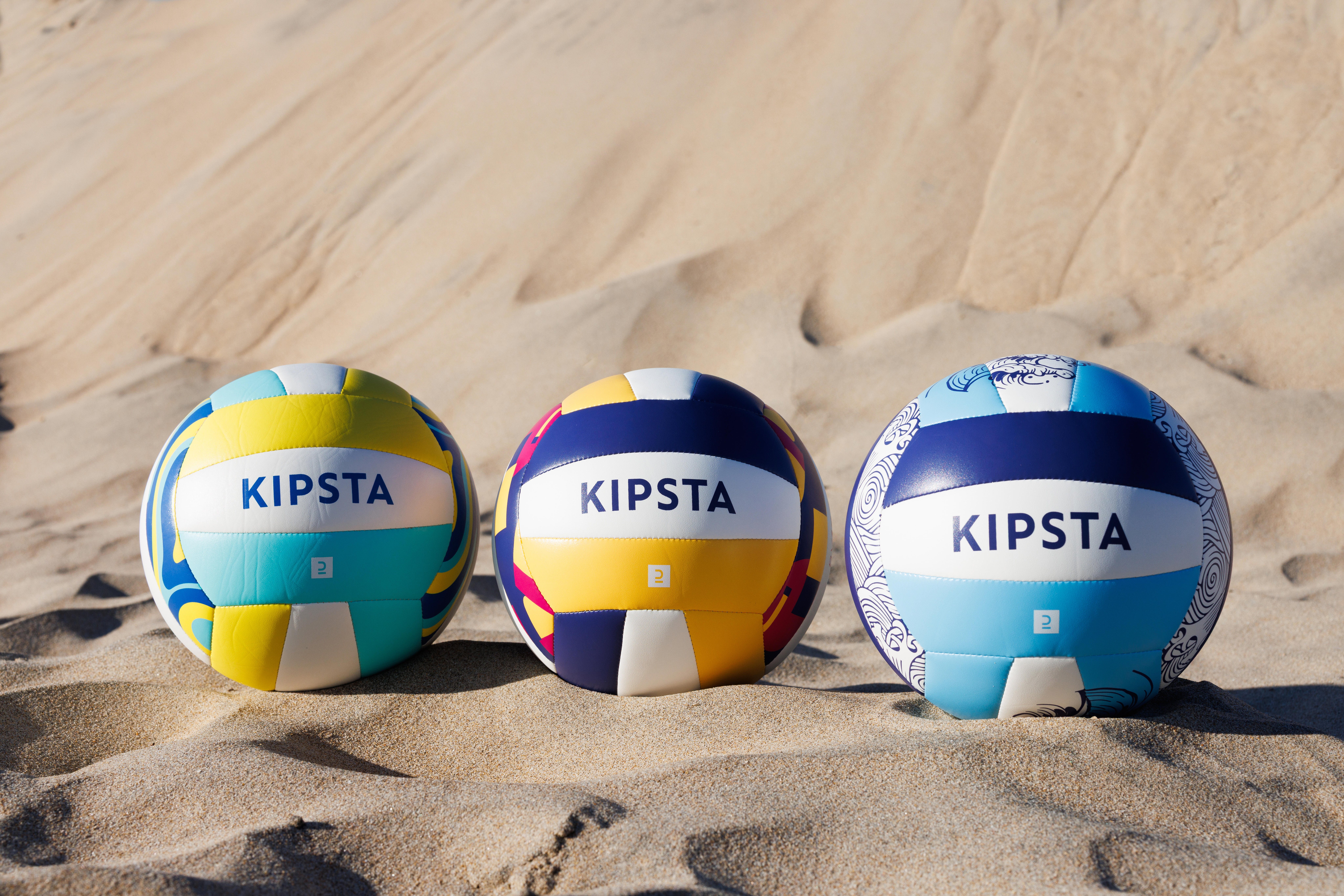 Beach Volleyball - Size 5 BV100 Classic Coloured - KIPSTA
