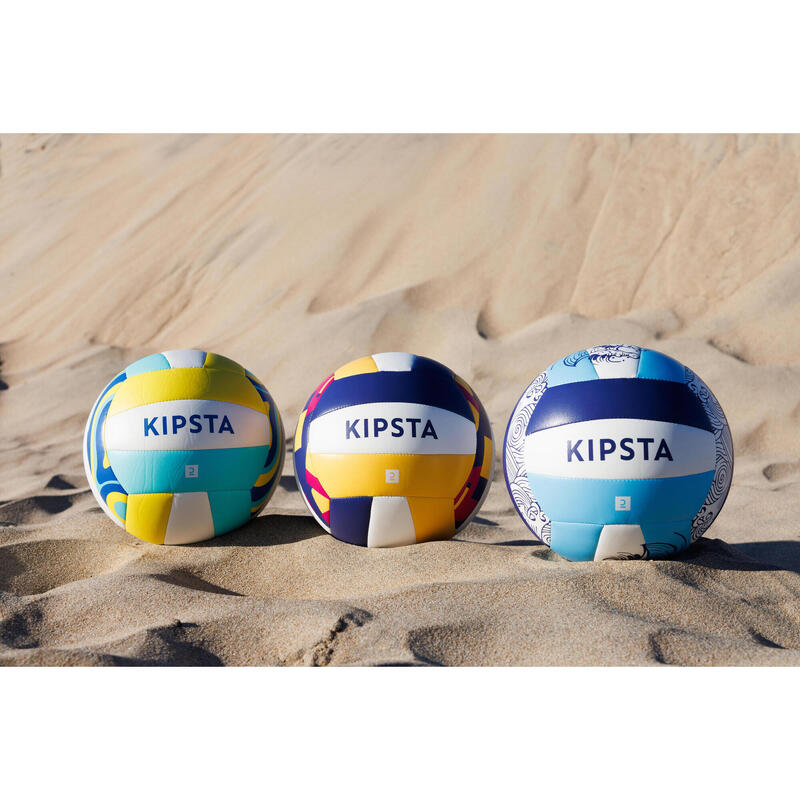 Ballon de beach volley - BV100 classic taille 5 - coloré