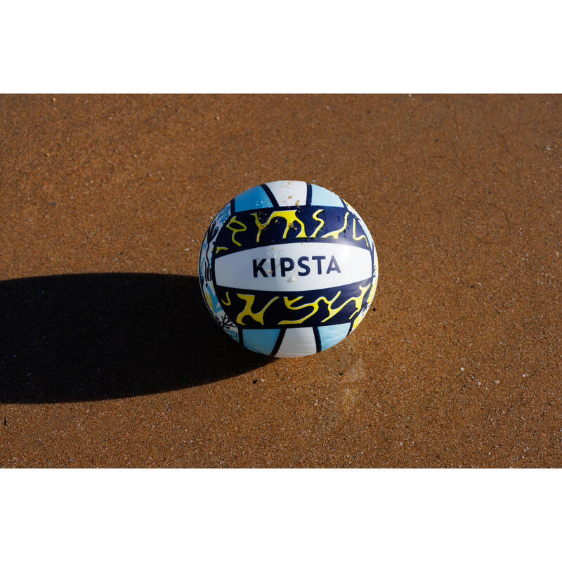 Ballon de plage taille 3 - BV100 Fun bleu jaune