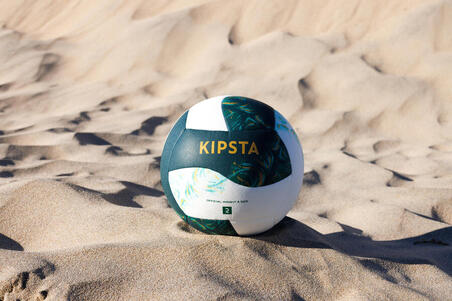 М'яч Replica для пляжного волейболу гібридний зелений/білий