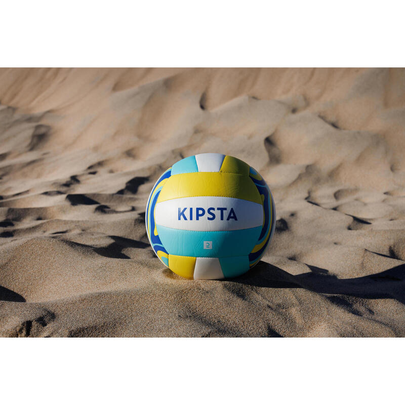 Bola de Voleibol de Praia Tamanho 5 BV100 Classic Turquesa