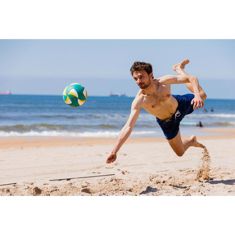 Ballon de beach volley BV900 vert et jaune