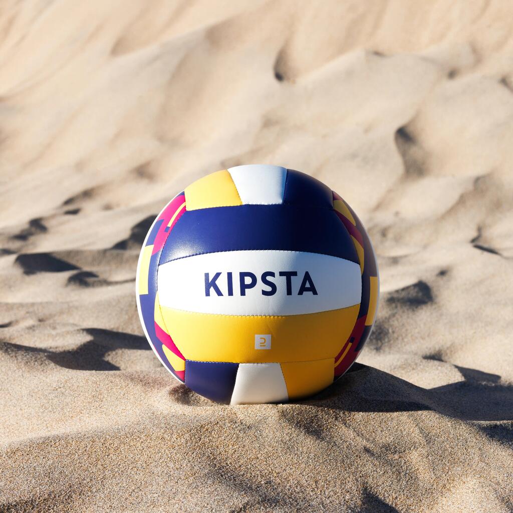 Ballon de beach volley - BV100 classic taille 5 - turquoise