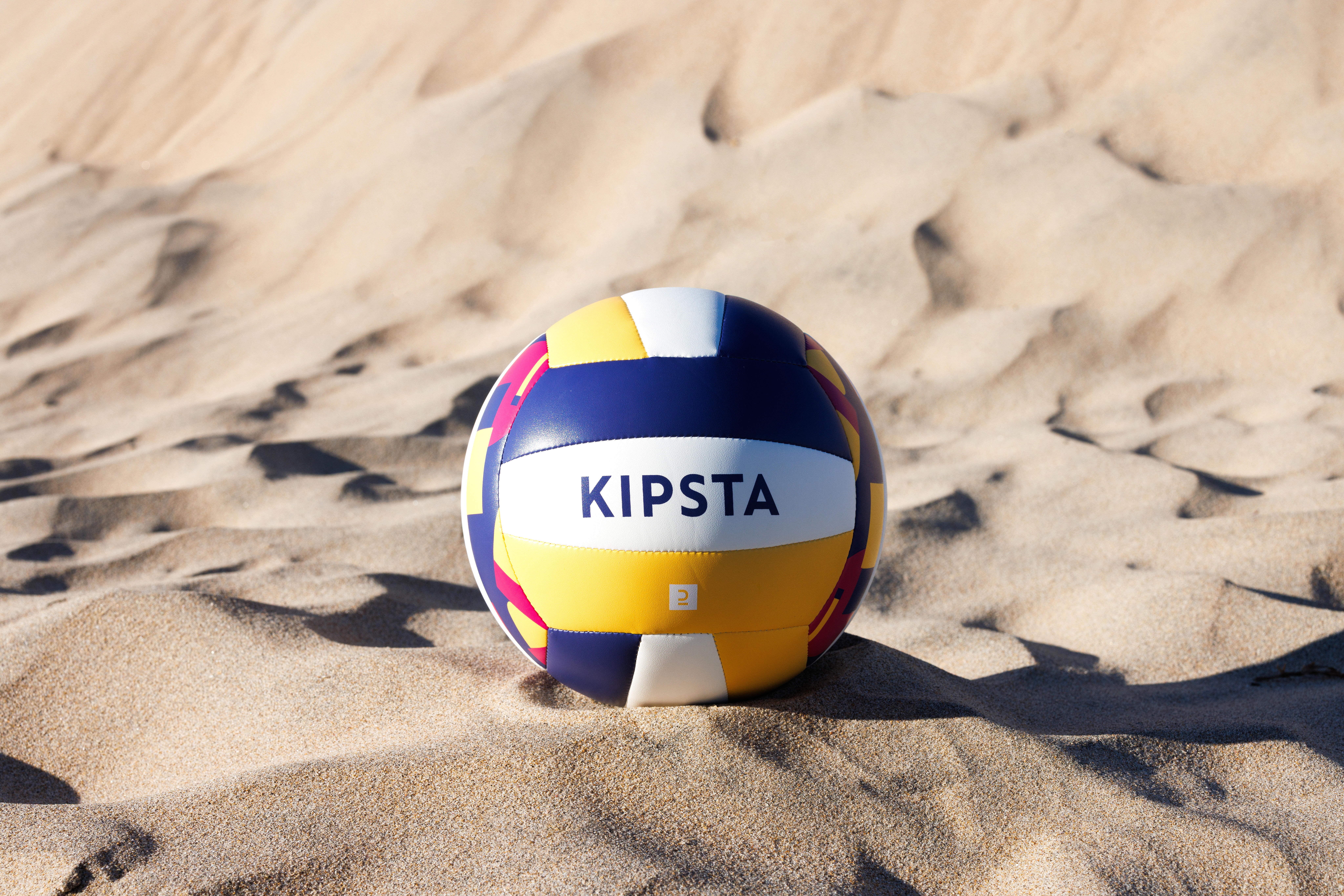 Beach Volleyball - Size 5 BV100 Classic Coloured - KIPSTA