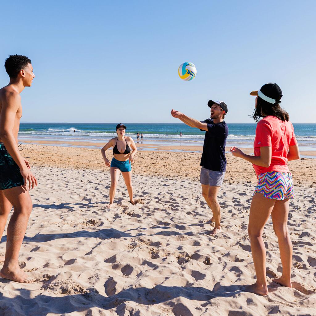 Ballon de beach volley - BV100 classic taille 5 - turquoise