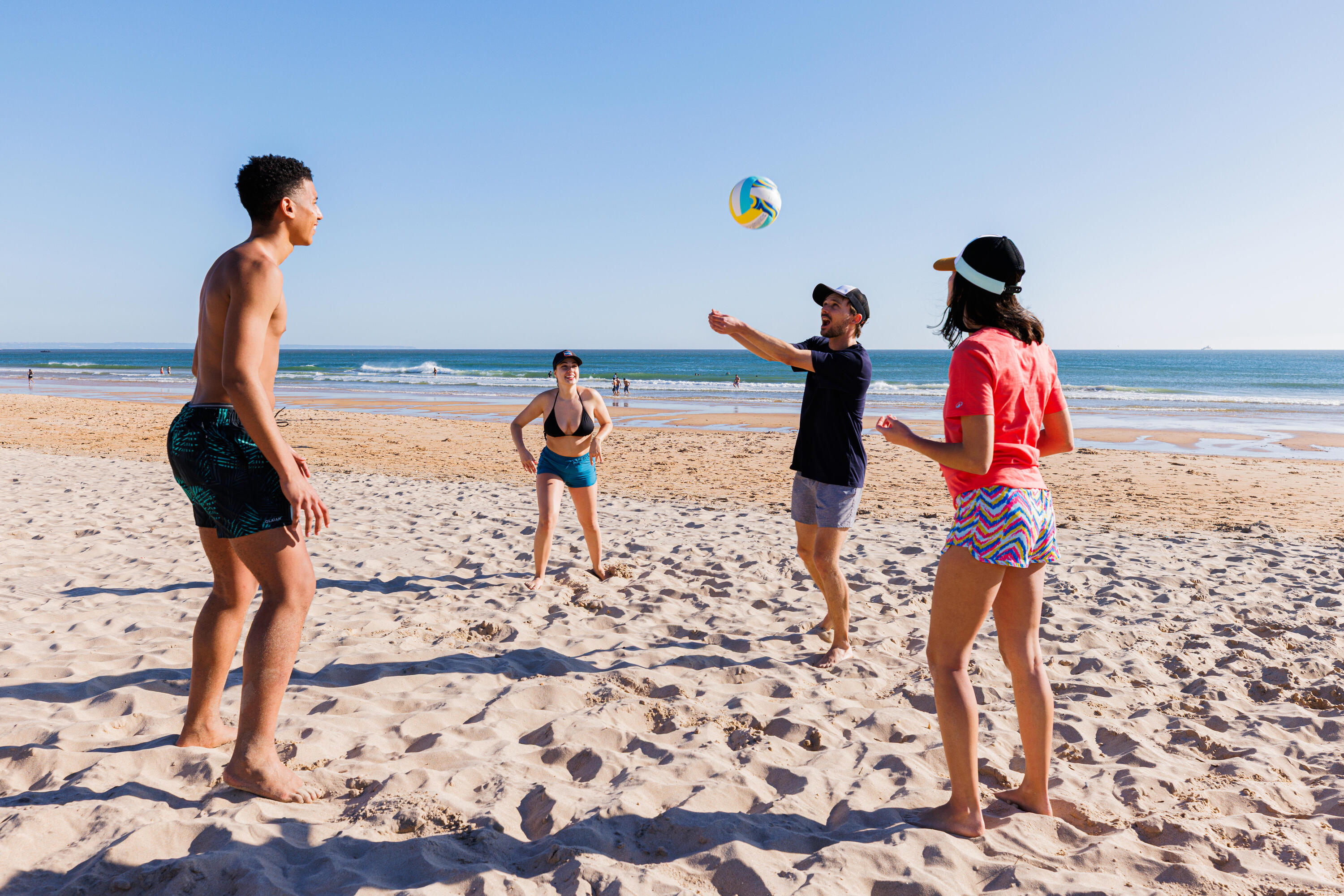 Ballon de volleyball de plage taille 5, BV 100 Classique 6/9
