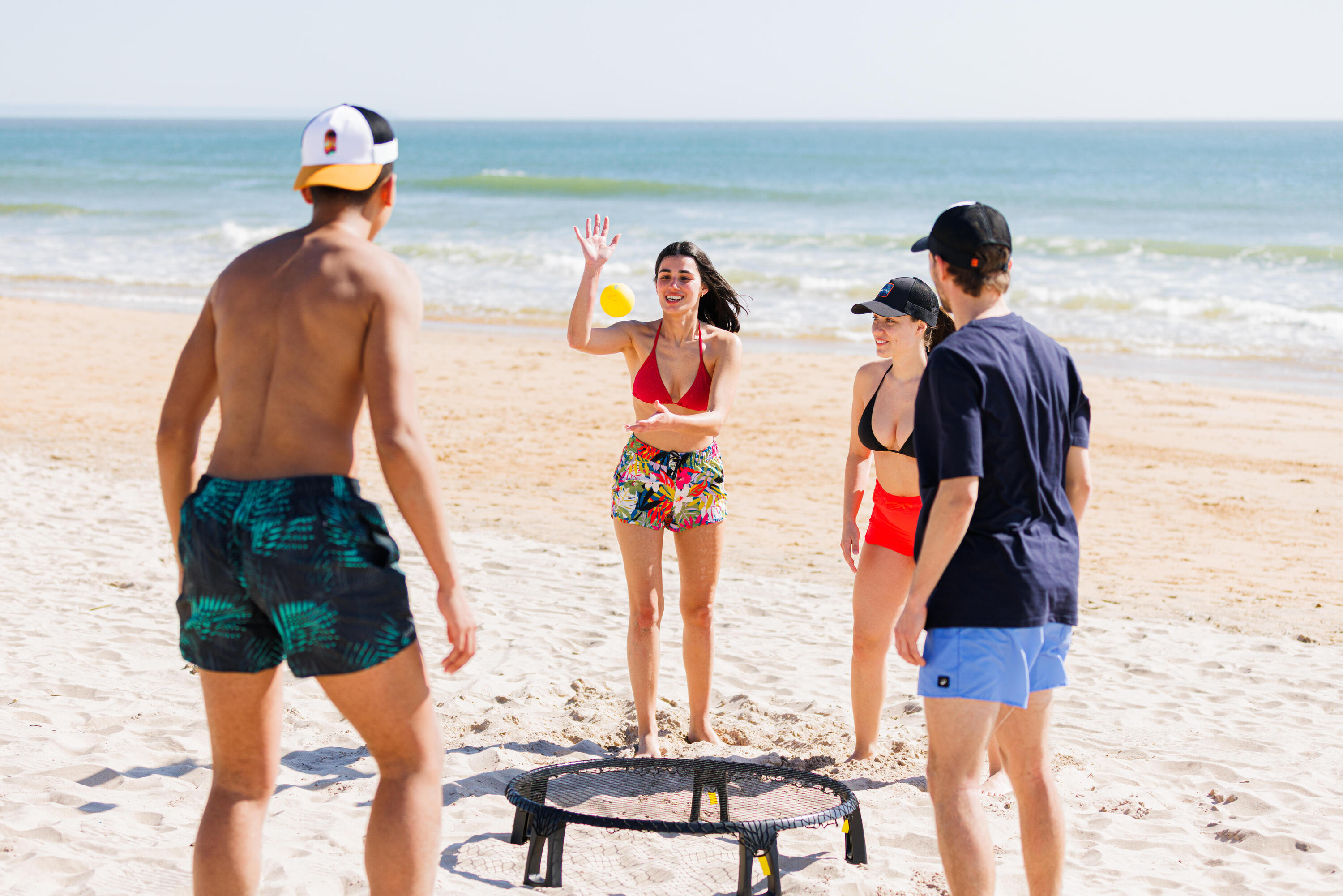 Set de Roundnet jeu de balle pour plage et jardin 7/9