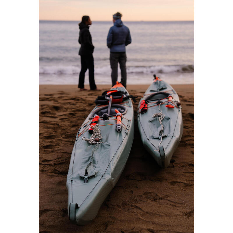 Kayak gonflable expédition 1place haute pression en dropstitch renforcé - X 900