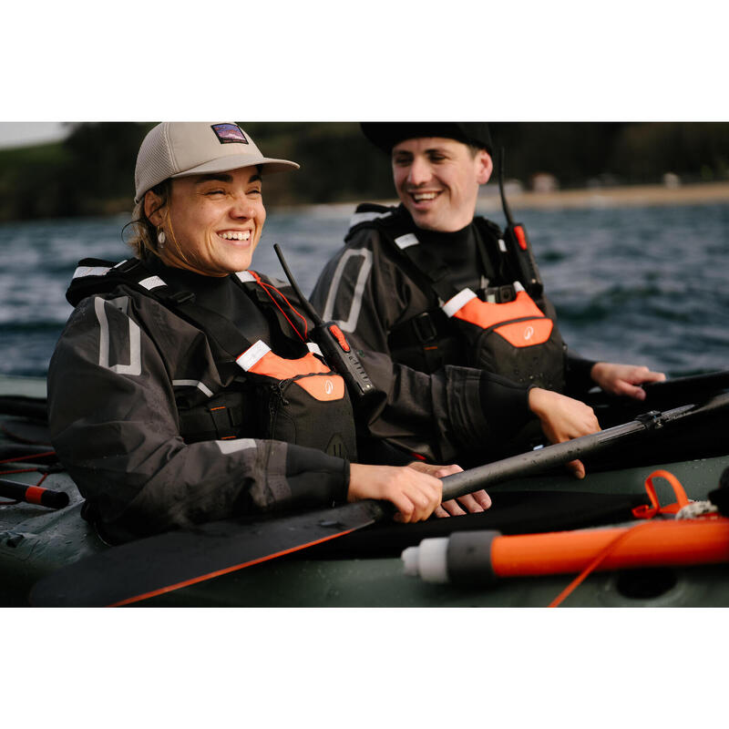 Geacă ușoară navigație Offshore Pro Series Gri carbon Bărbați
