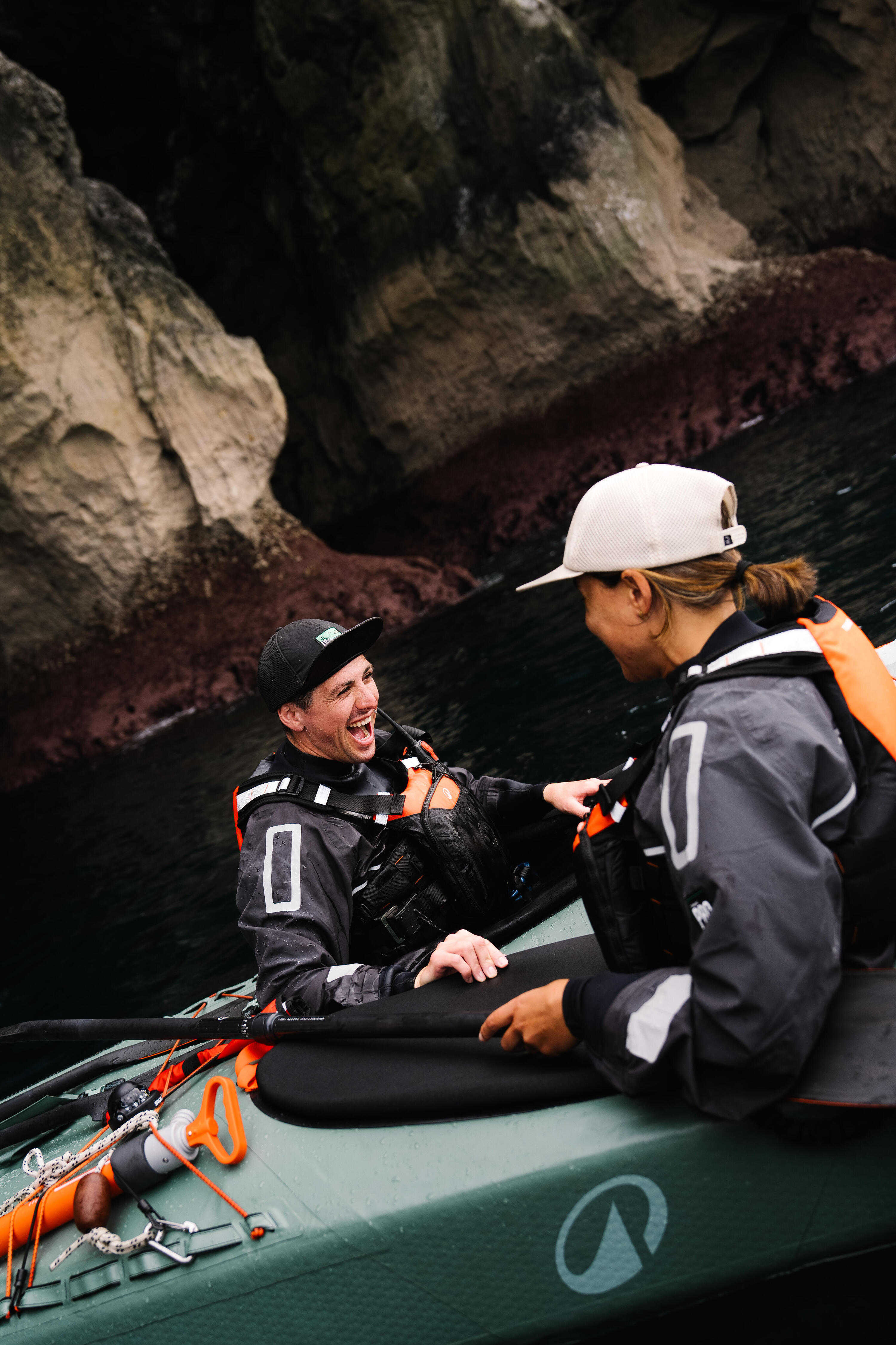 Leichte Segeljacke für Herren - Offshore Pro Series carbon-grau 14/14