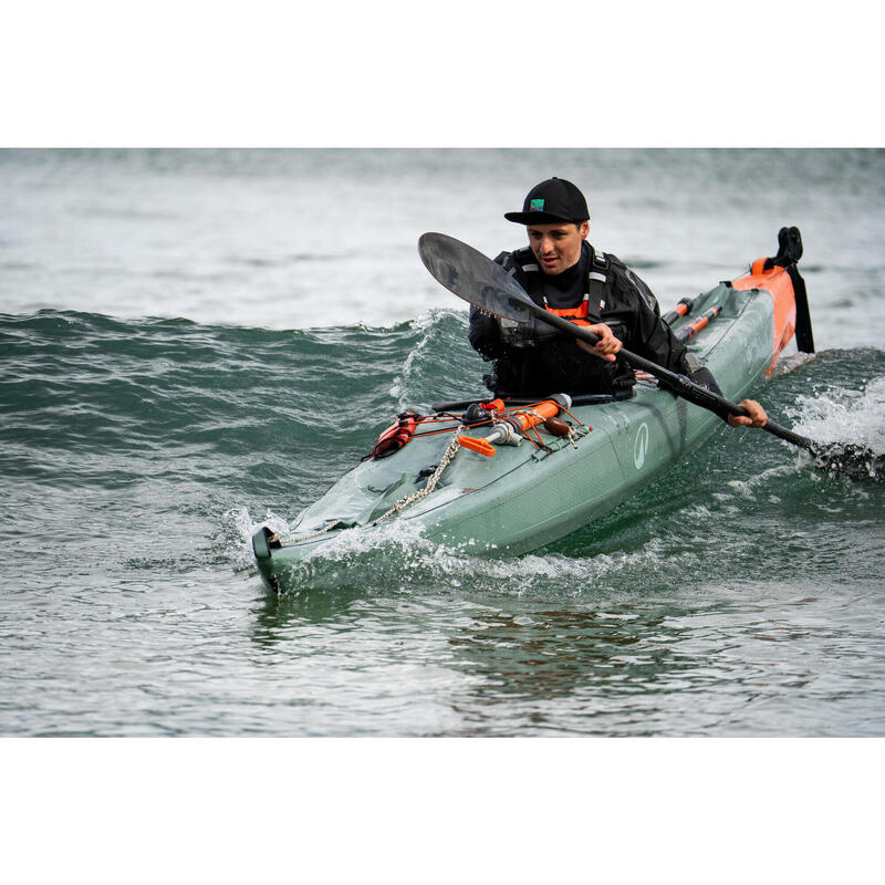 Kayak gonflable expédition 1place haute pression en dropstitch renforcé - X 900