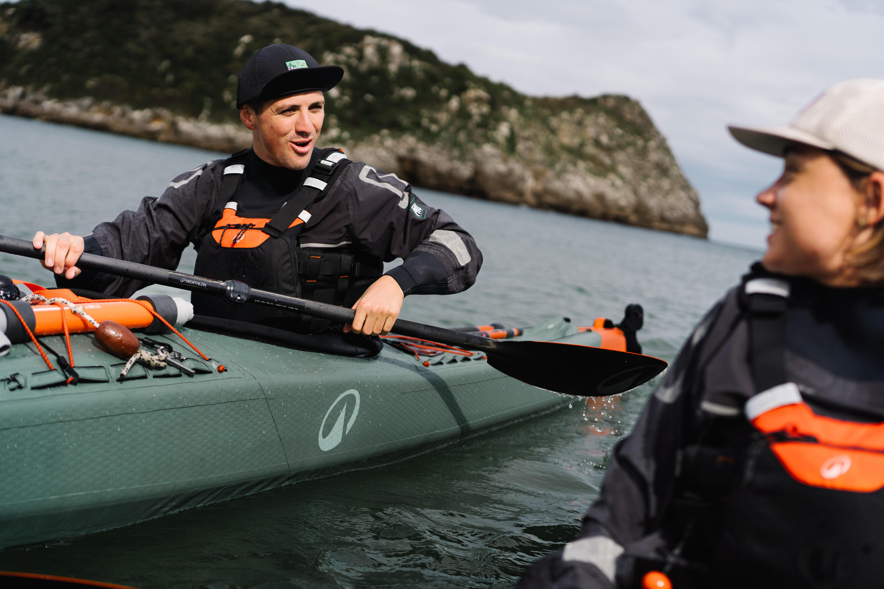 Leichte Segeljacke für Herren - Offshore Pro Series carbon-grau 10/14