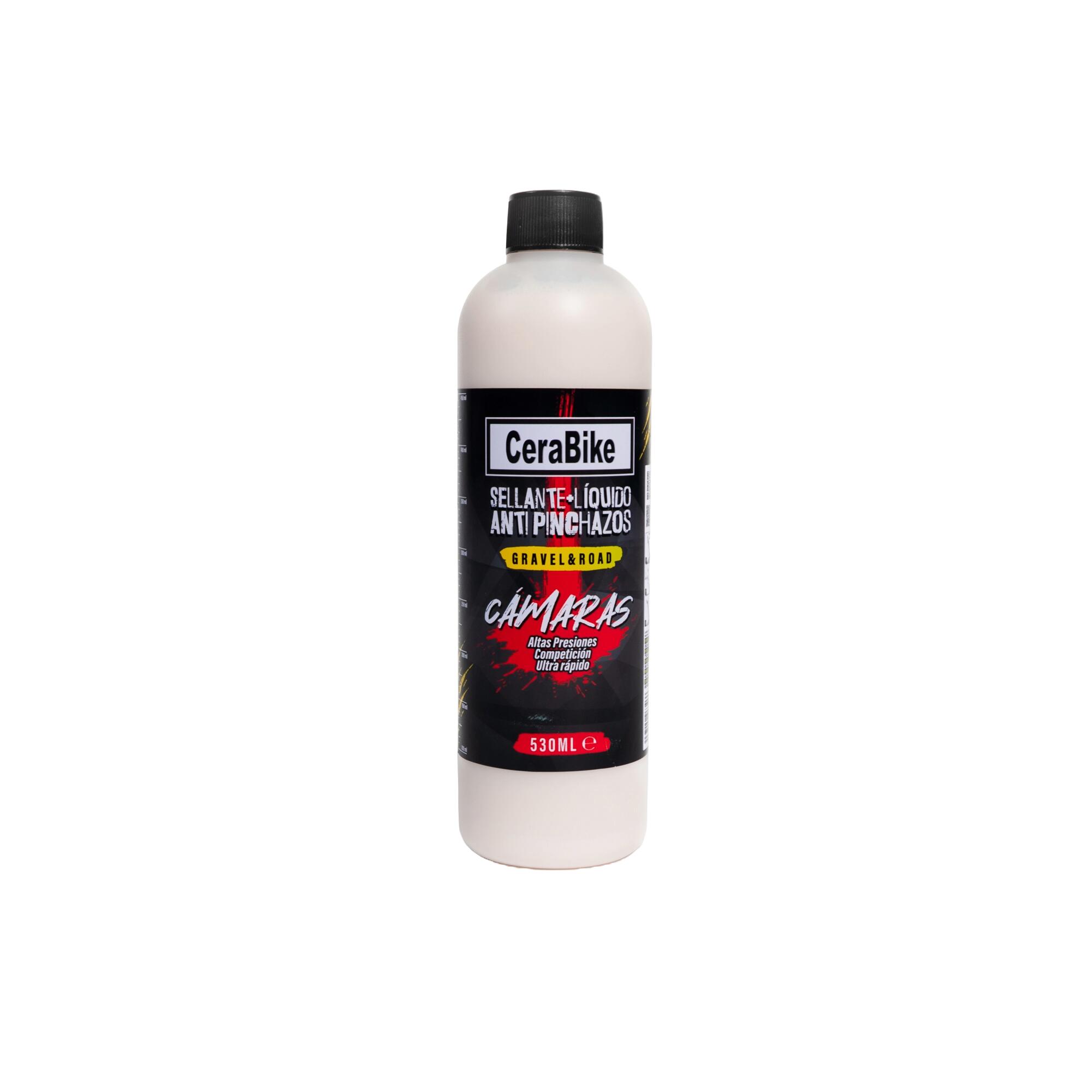 Liquido antipinchazos cámaras Cerabike Road&Gravel  competición 530ml 4/6
