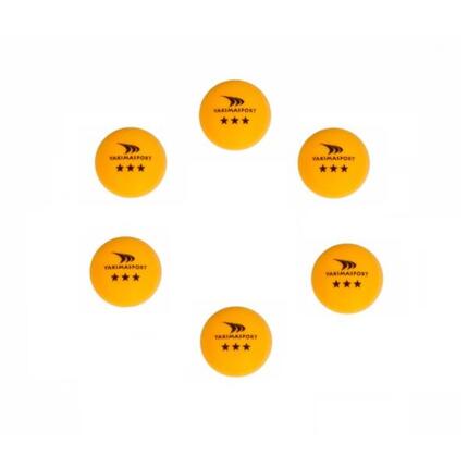 Piłeczki do tenisa stołowego Yakimasport 6 szt. pomarańczowe