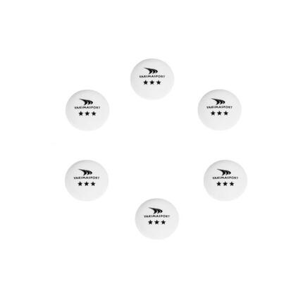 Piłeczki do tenisa stołowego Yakimasport 6 szt. białe