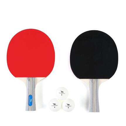 Zestaw do tenisa stołowego Yakimasport - 2 rakietki i 3 piłeczki