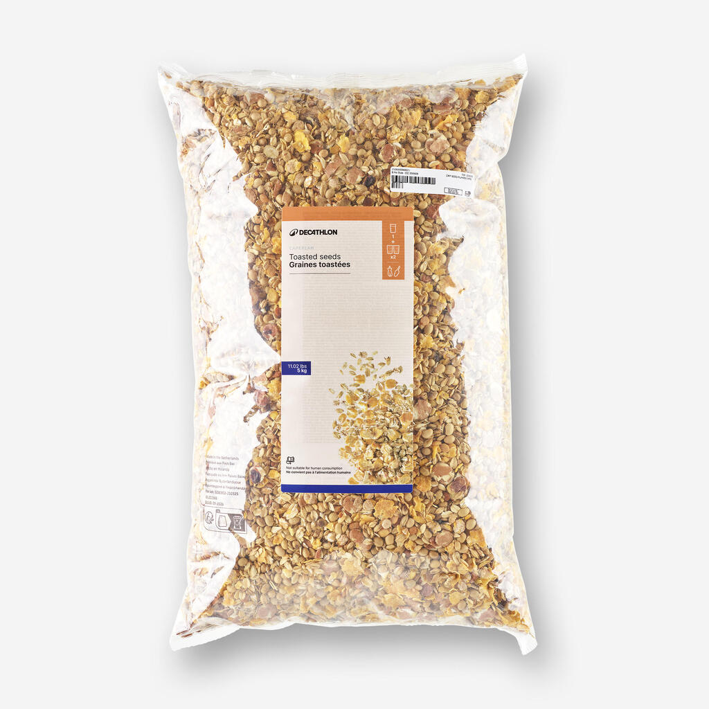 5 kg of toasted seeds for carp fishing