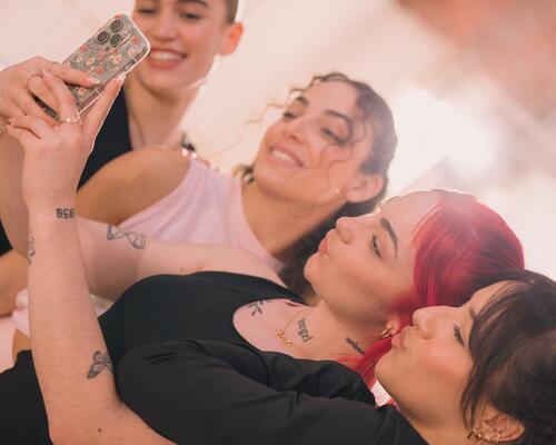 Canottiera da fitness da donna – Rossa