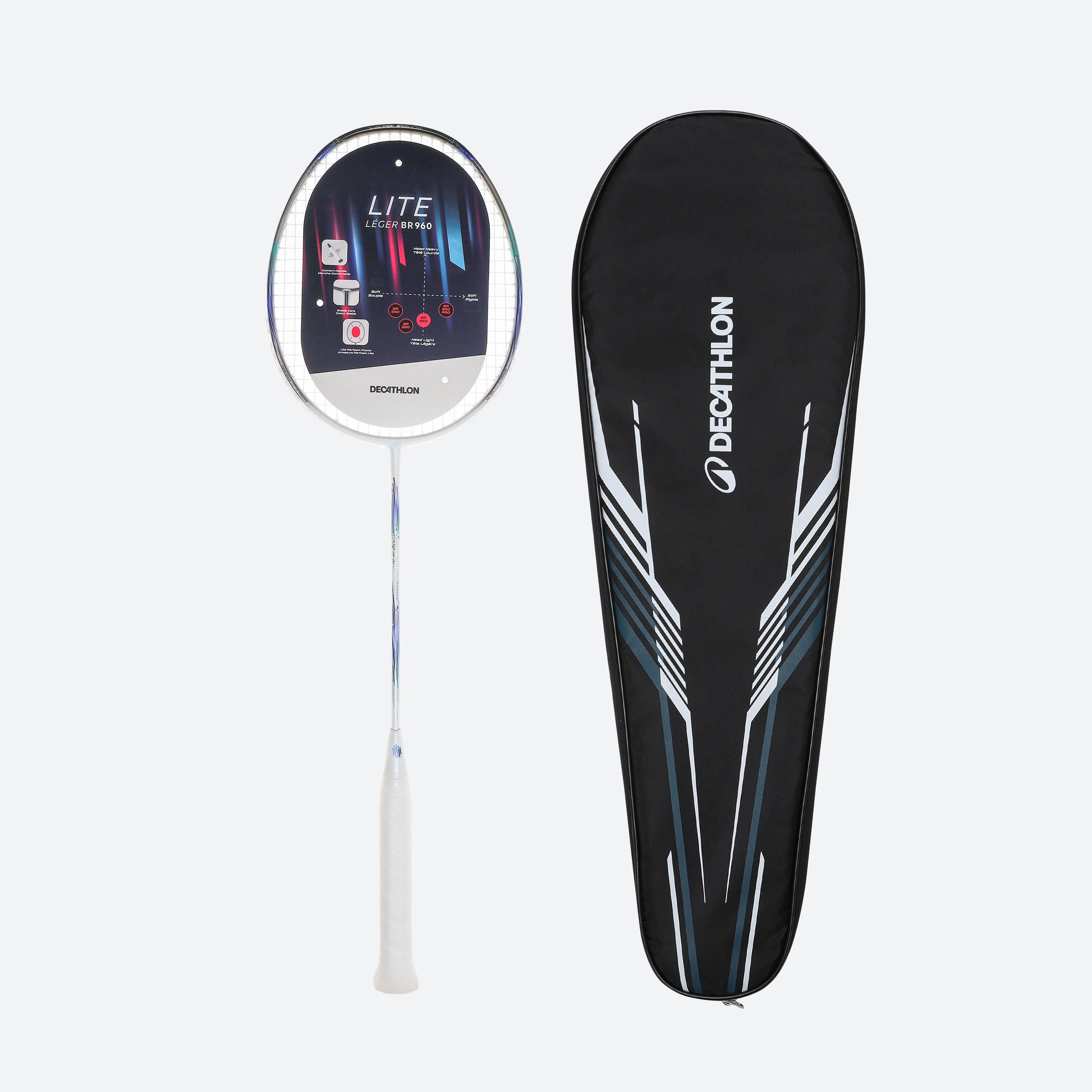 BADMINTON ADULT RACKET BR LITE 960 ROYAL BLUE