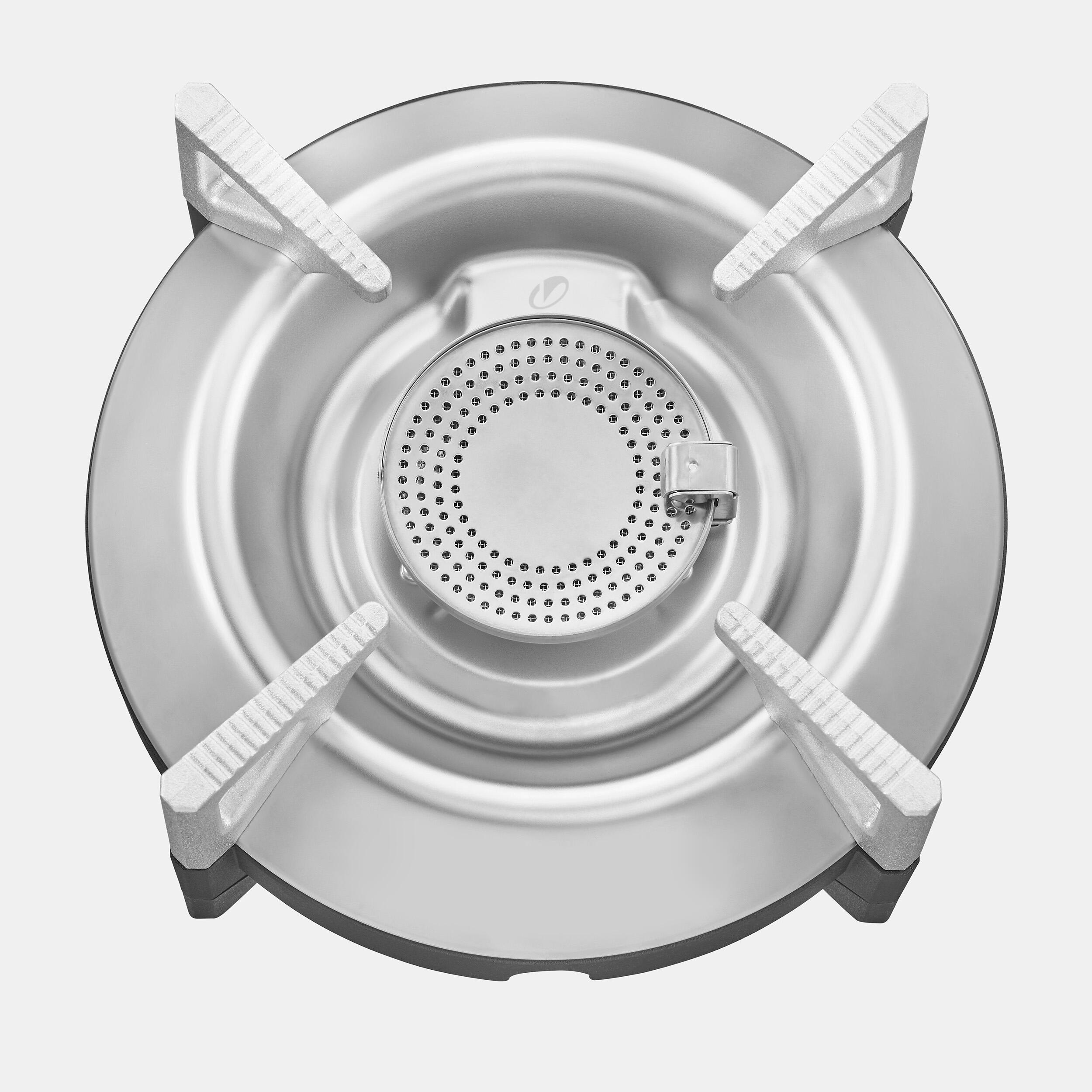Réchaud à gaz 500 compact de camping, 1 feu 3500W, avec gaz et piezo déportés 4/9