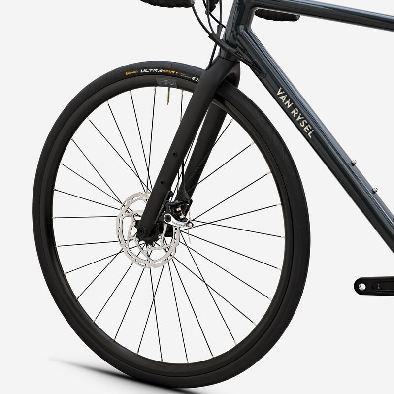 Vélo route endurance Microshift Sword 2x10v - EDR AF Gris foncé
