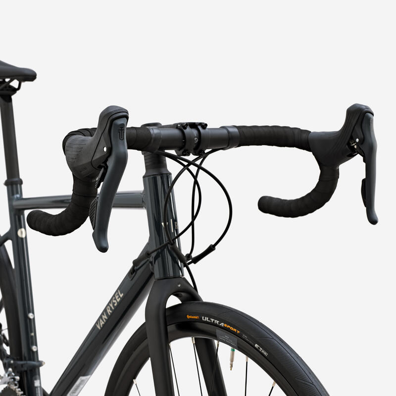 Vélo route endurance Microshift Sword 2x10v - EDR AF Gris foncé