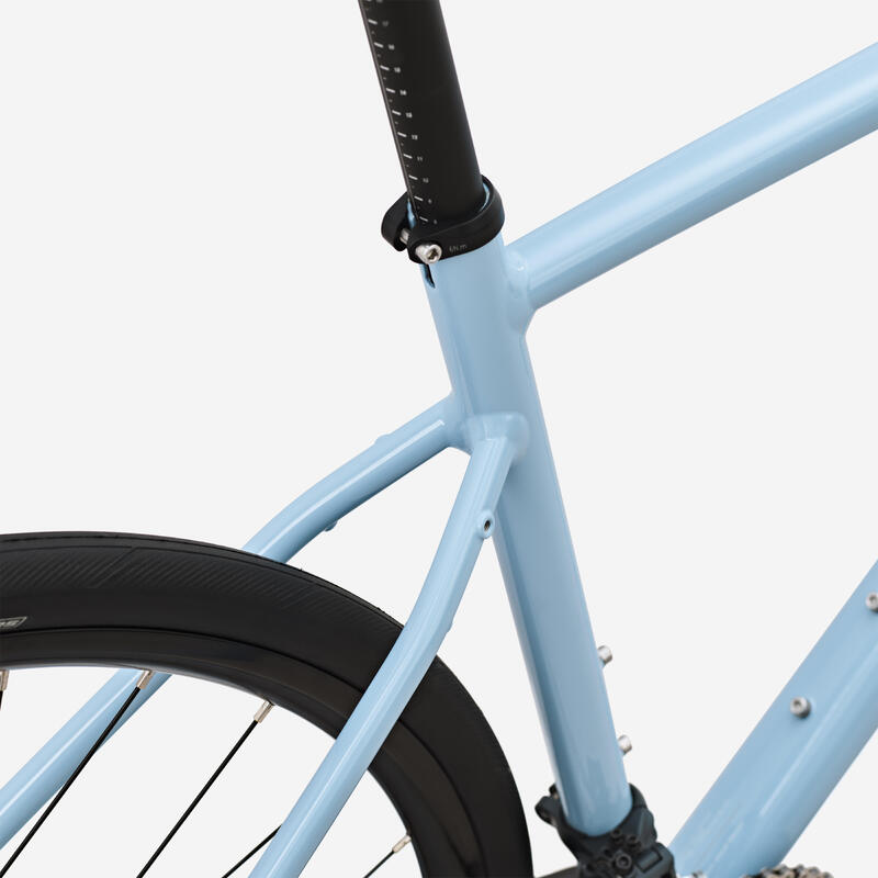 Bicicletă de șosea Endurance Microshift Sword 2x10v - EDR AF Albastru deschis