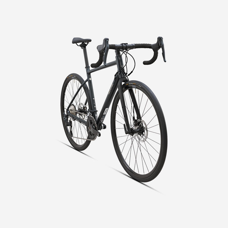Bicicletă de șosea Endurance Microshift Sword 2x10v - EDR AF Gri închis