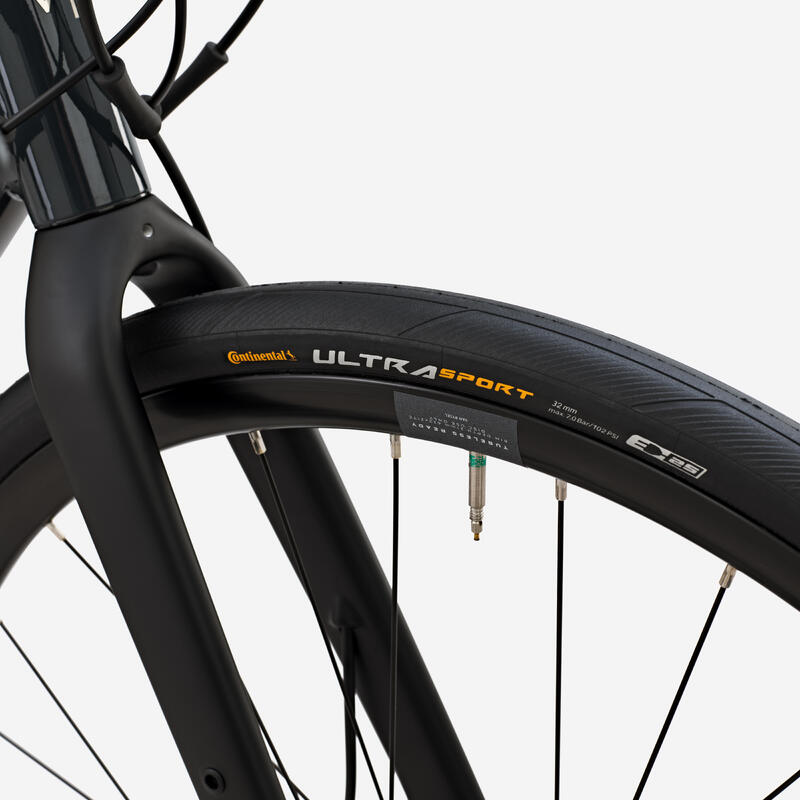 Vélo route endurance Microshift Sword 2x10v - EDR AF Gris foncé
