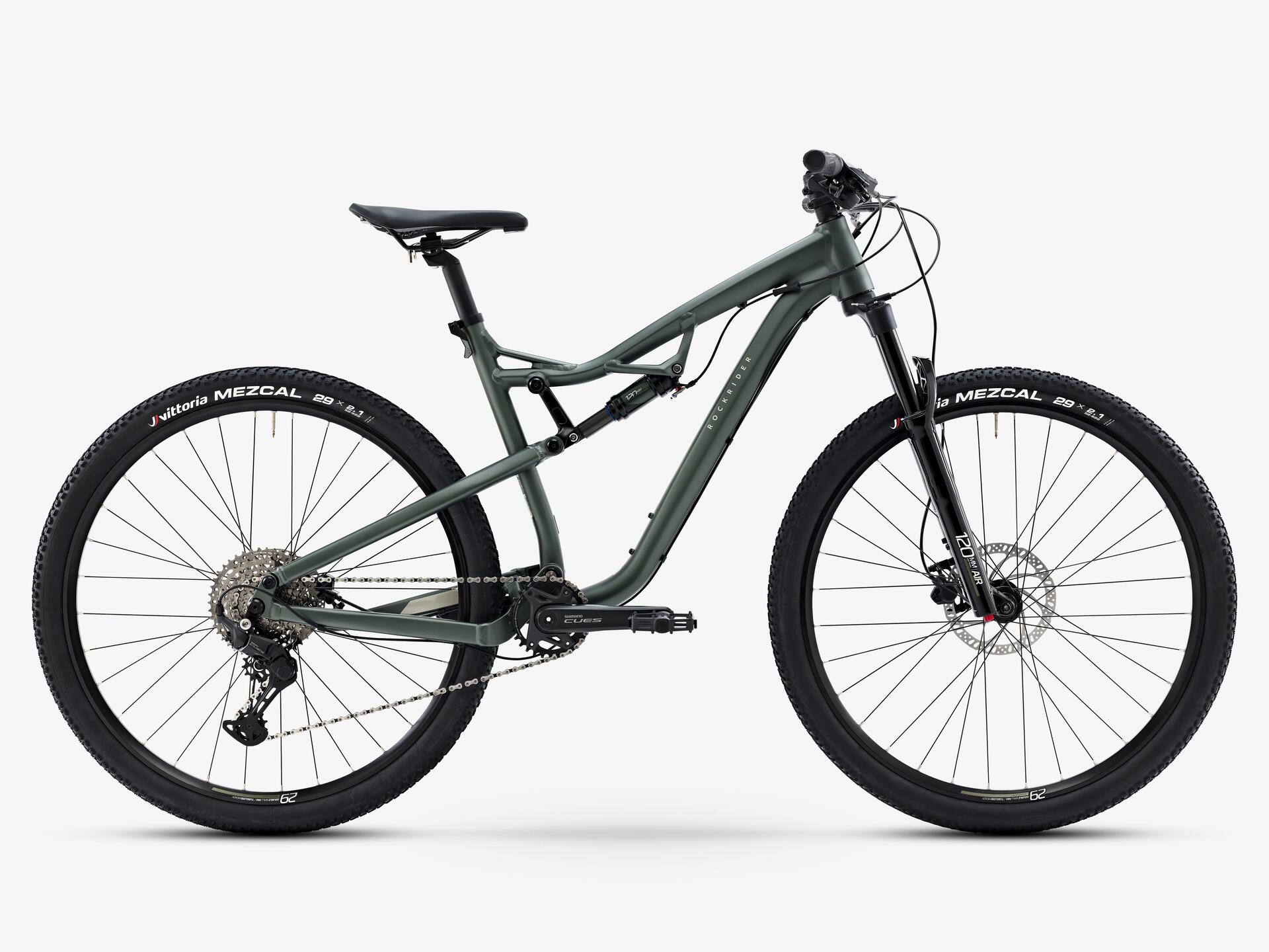 Bicicleta de montaña 29" doble suspensión Expl 540 S verde