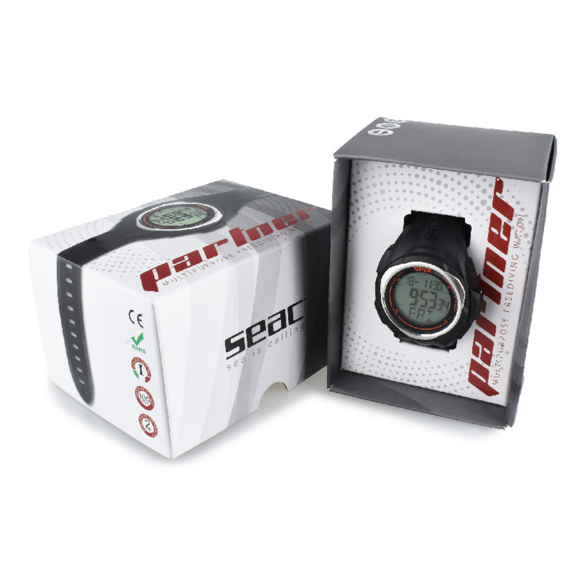 Orologio apnea SEAC Partner nero 6/6