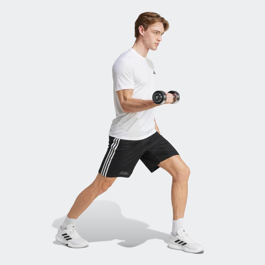 Short de fitness pour homme, noir