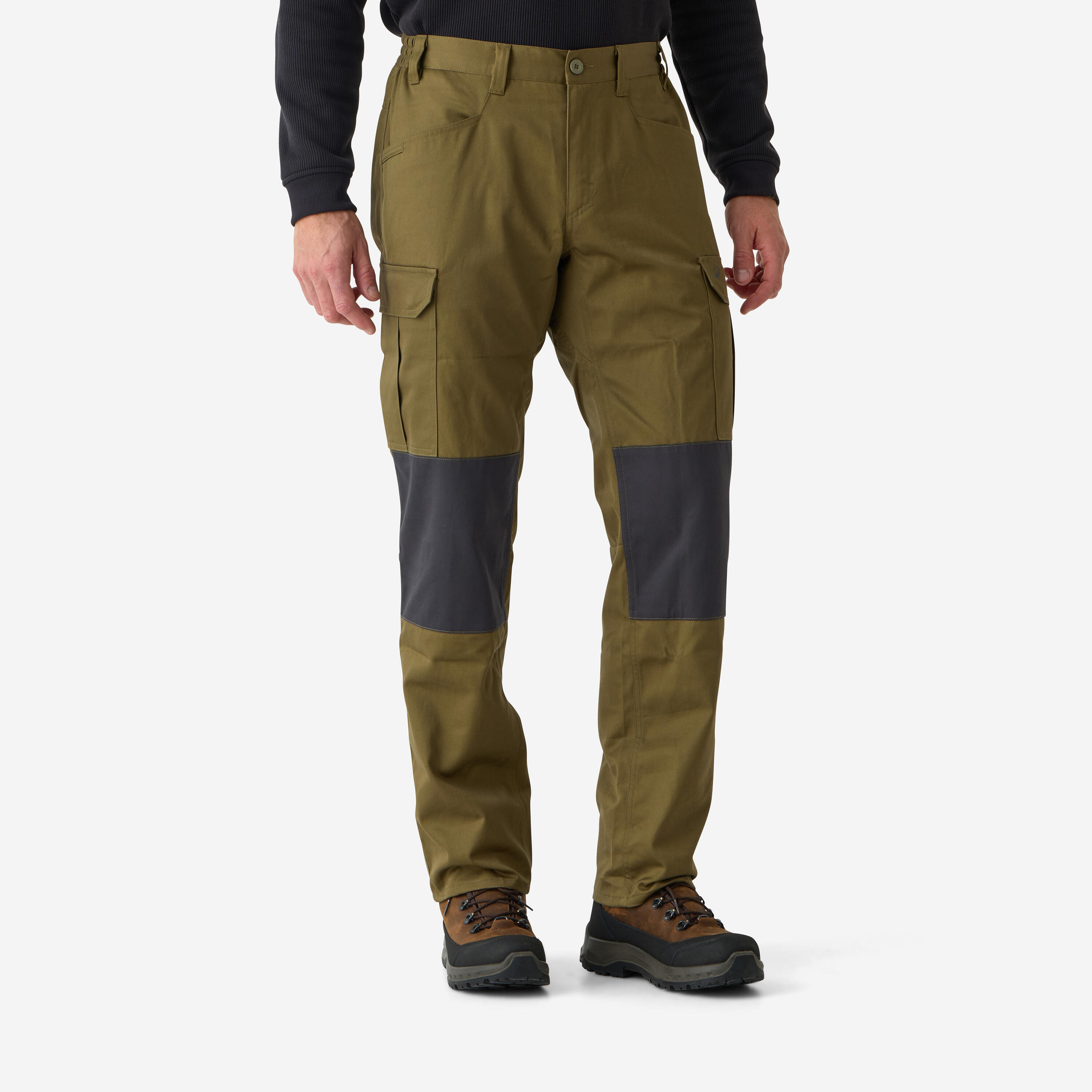 SOLOGNAC Pantalón Solognac Steppe 500 Adulto Bicolor Cargo Resistente