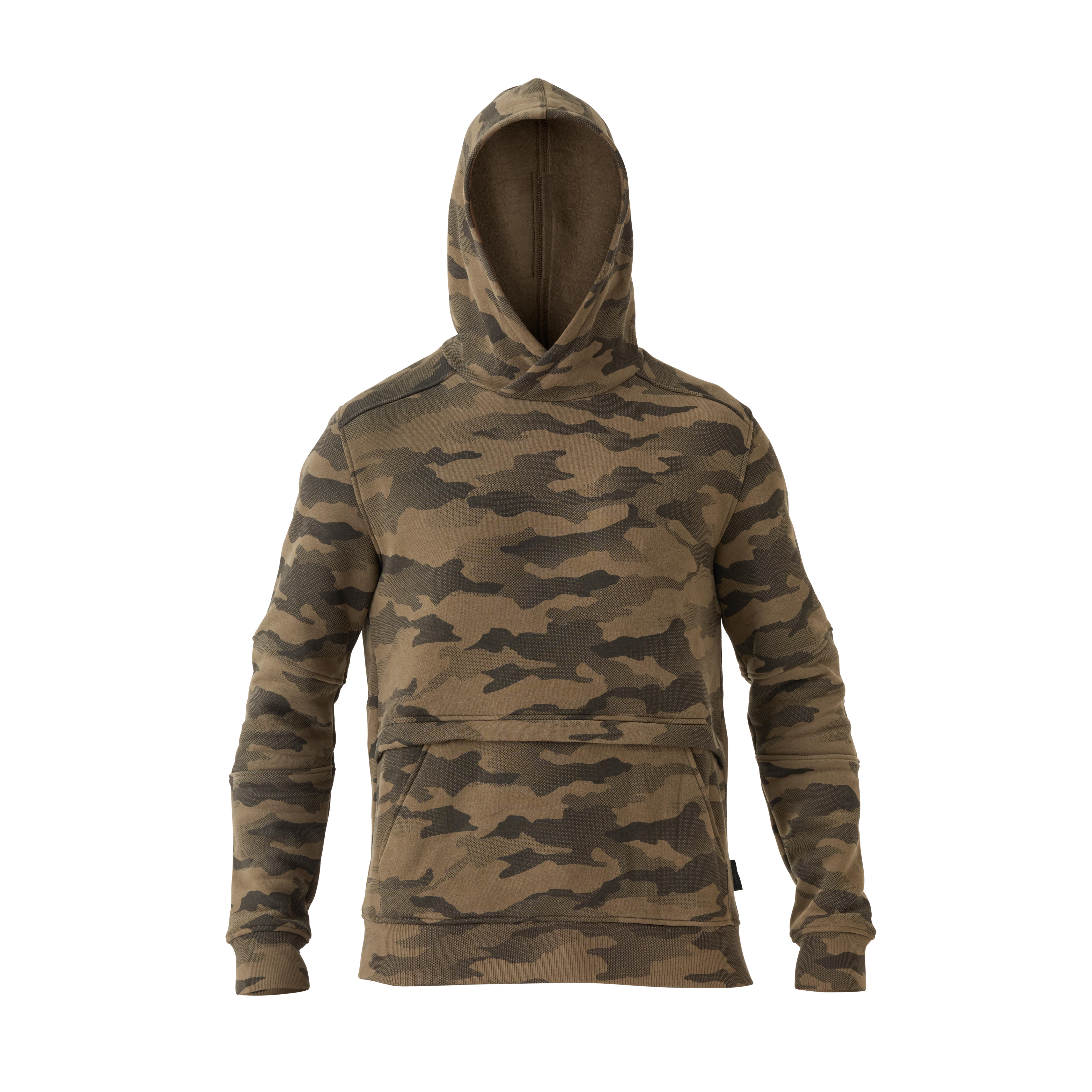 Chandail à capuchon homme, 500 camouflage - SOLOGNAC