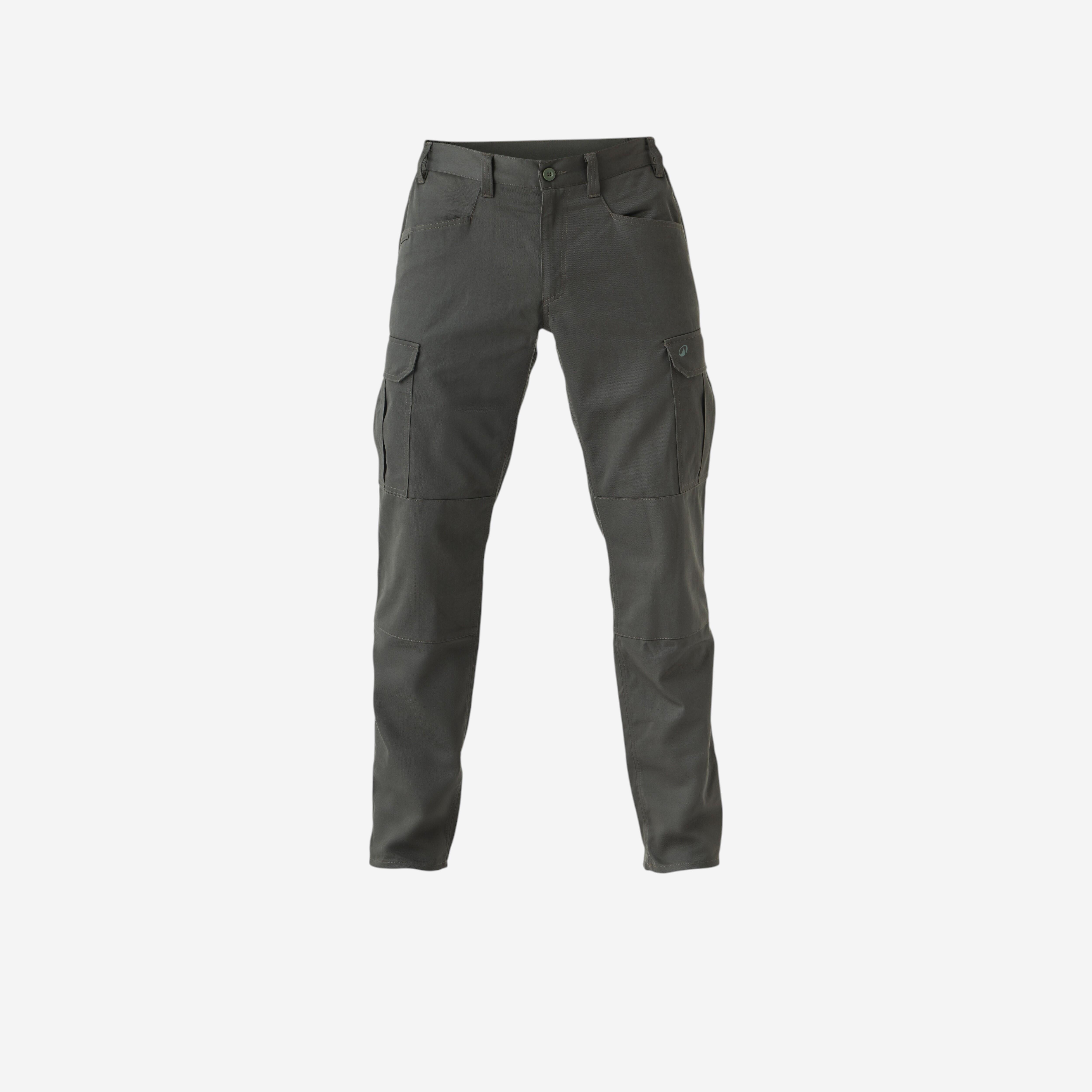 Pantalon cargo de chasse résistant homme, Steppe 500 vert - SOLOGNAC