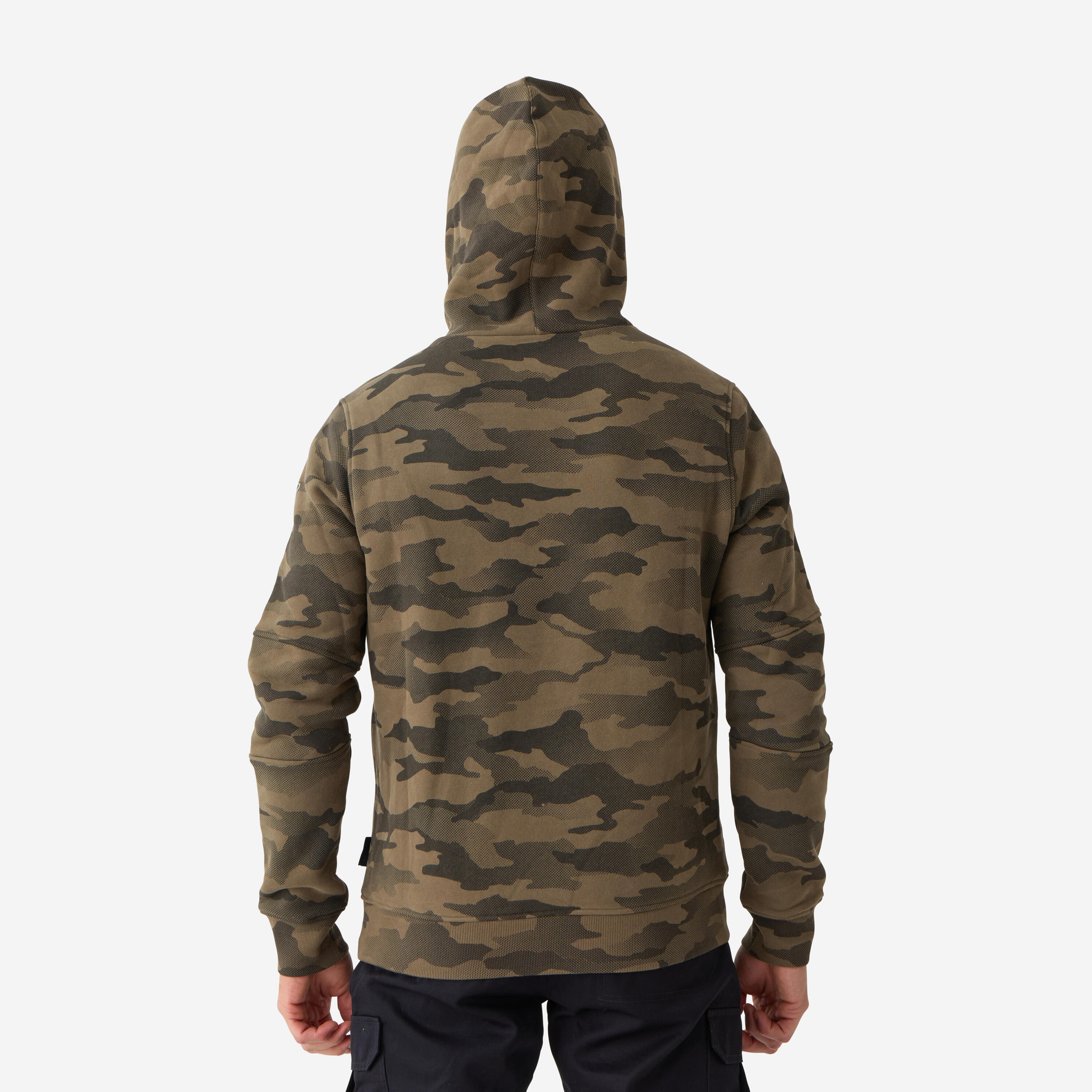 Chandail à capuchon homme, 500 camouflage 2/7