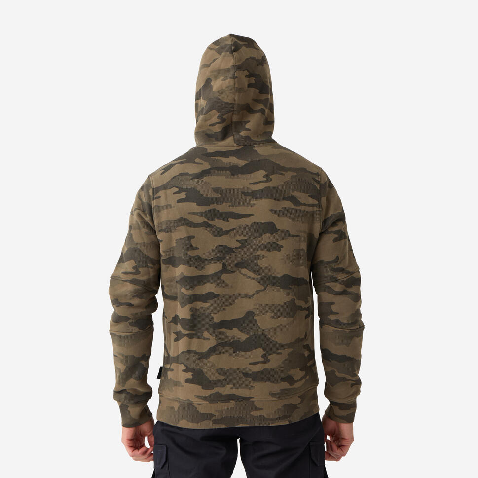 Bluza myśliwska z kapturem Solognac 500 camo