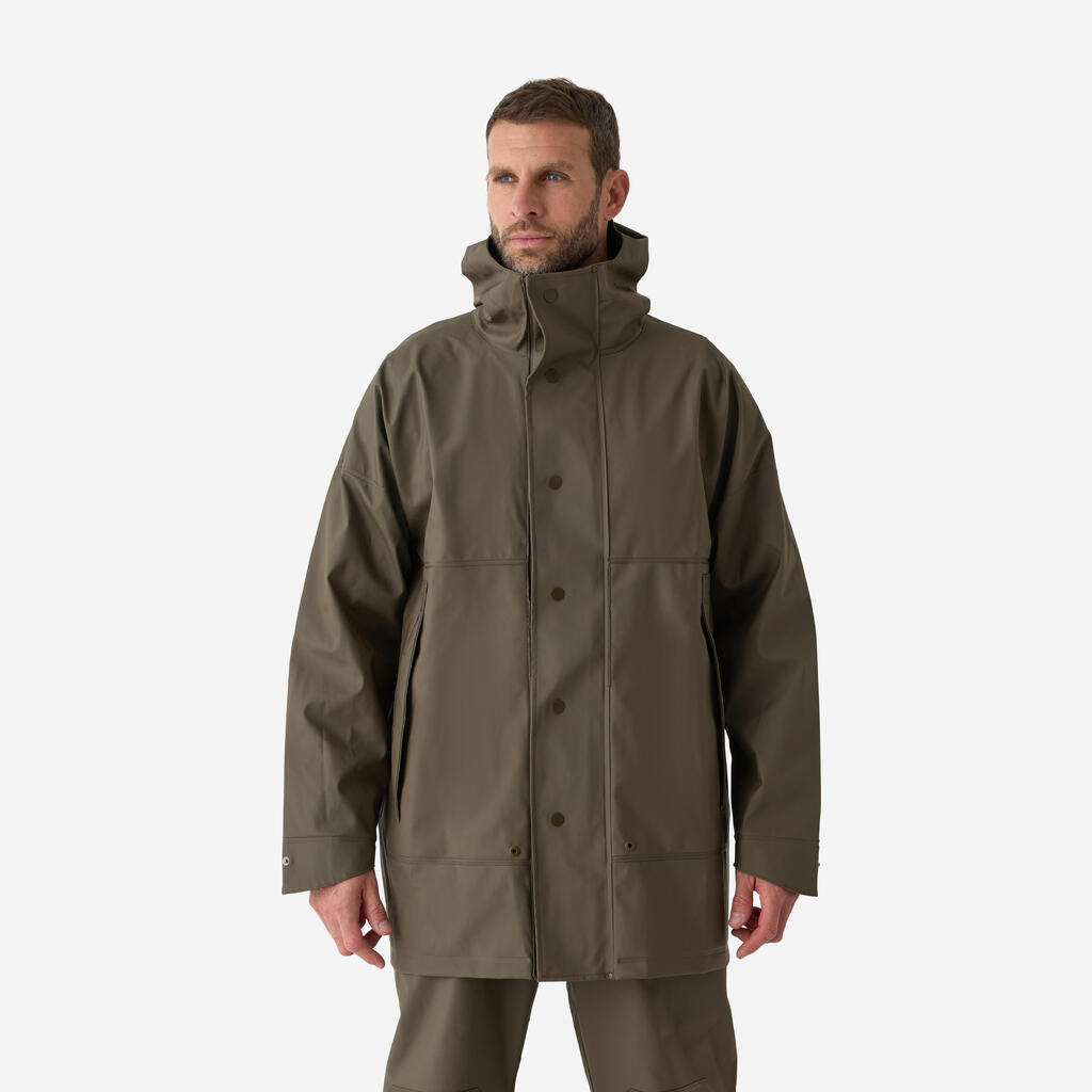 Vodootporna jakna muška Oilskin 500 zelena