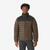 Doudoune en duvet de trek montagne - Noir/Marron - MT500 -10 °C - Homme