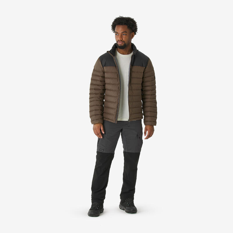 Erkek Outdoor Kuş Tüyü Şişme Mont - Kahverengi - MT500 -10 °C