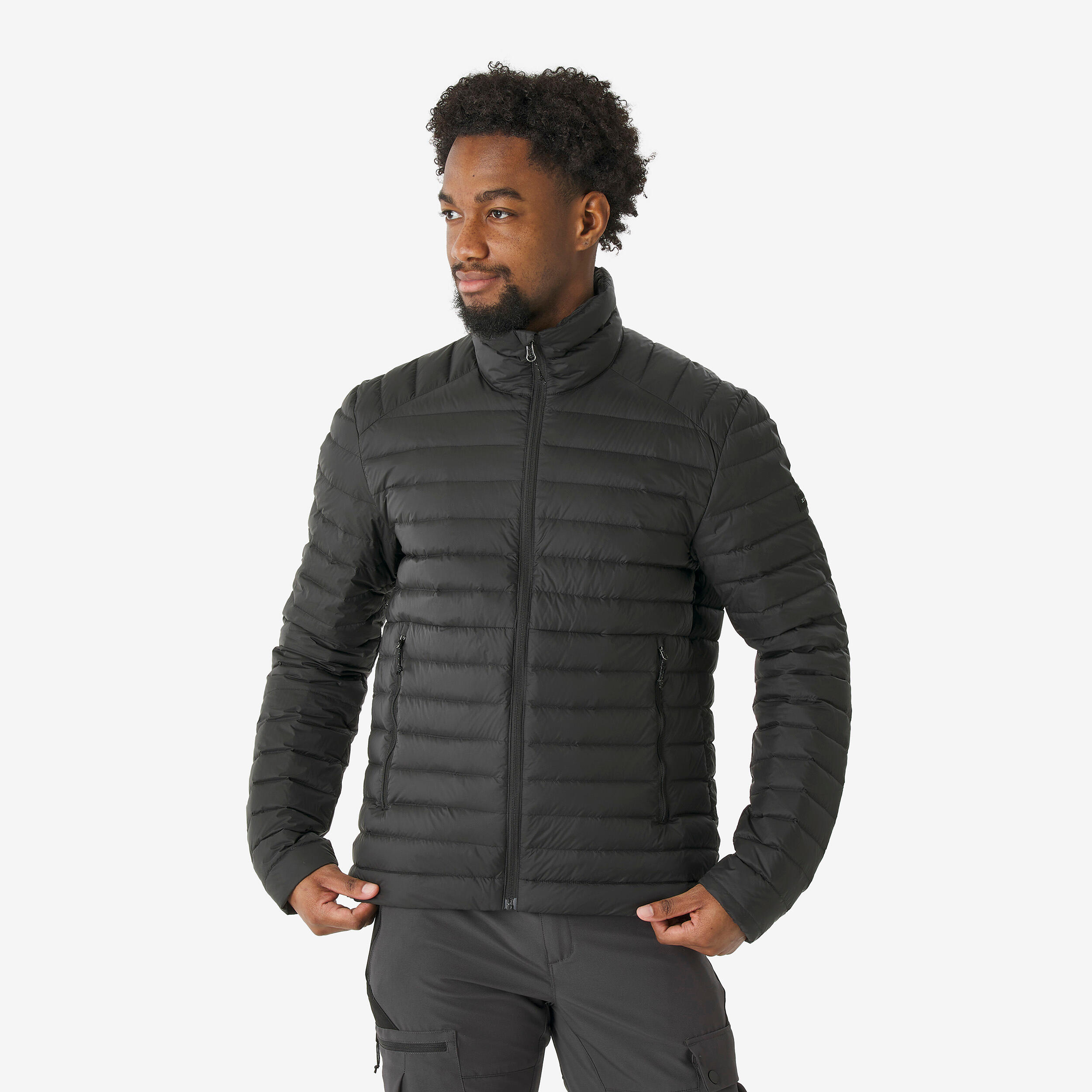 forclaz Men’s recycled trekking down jacket -3°C, MT100 - Black-picture-20