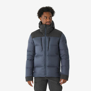 Chaqueta de plumón con capucha -20 °C hombre, MT900 gris