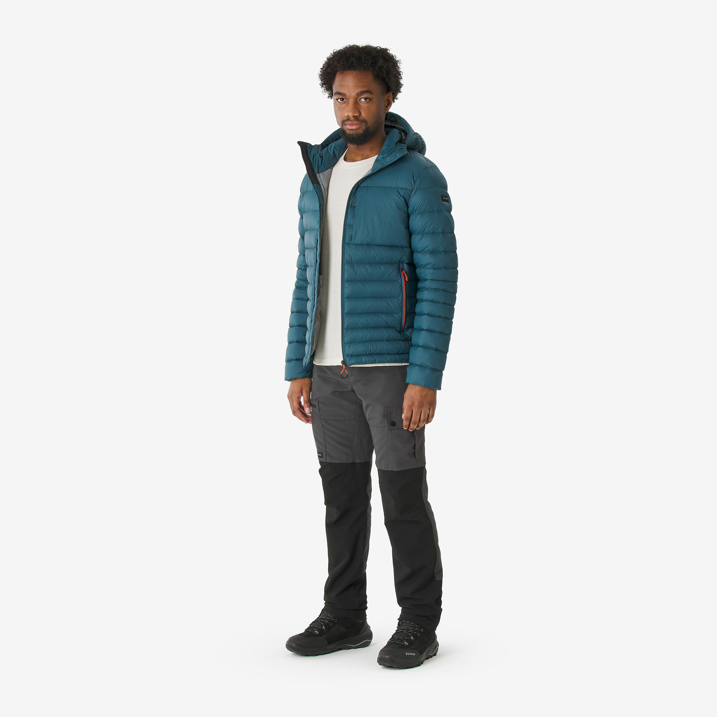 Manteau d'hiver en duvet avec capuchon  homme – MT 500 - FORCLAZ