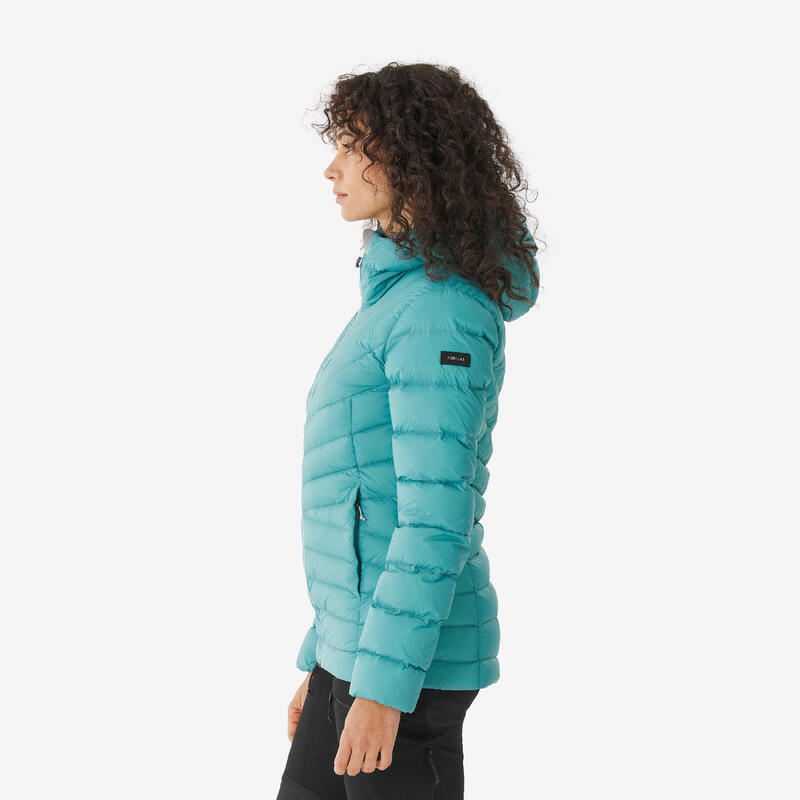 Kadın Outdoor Kuş Tüyü Şişme Mont - Kapüşonlu - Mavi - MT500 - -10 °C