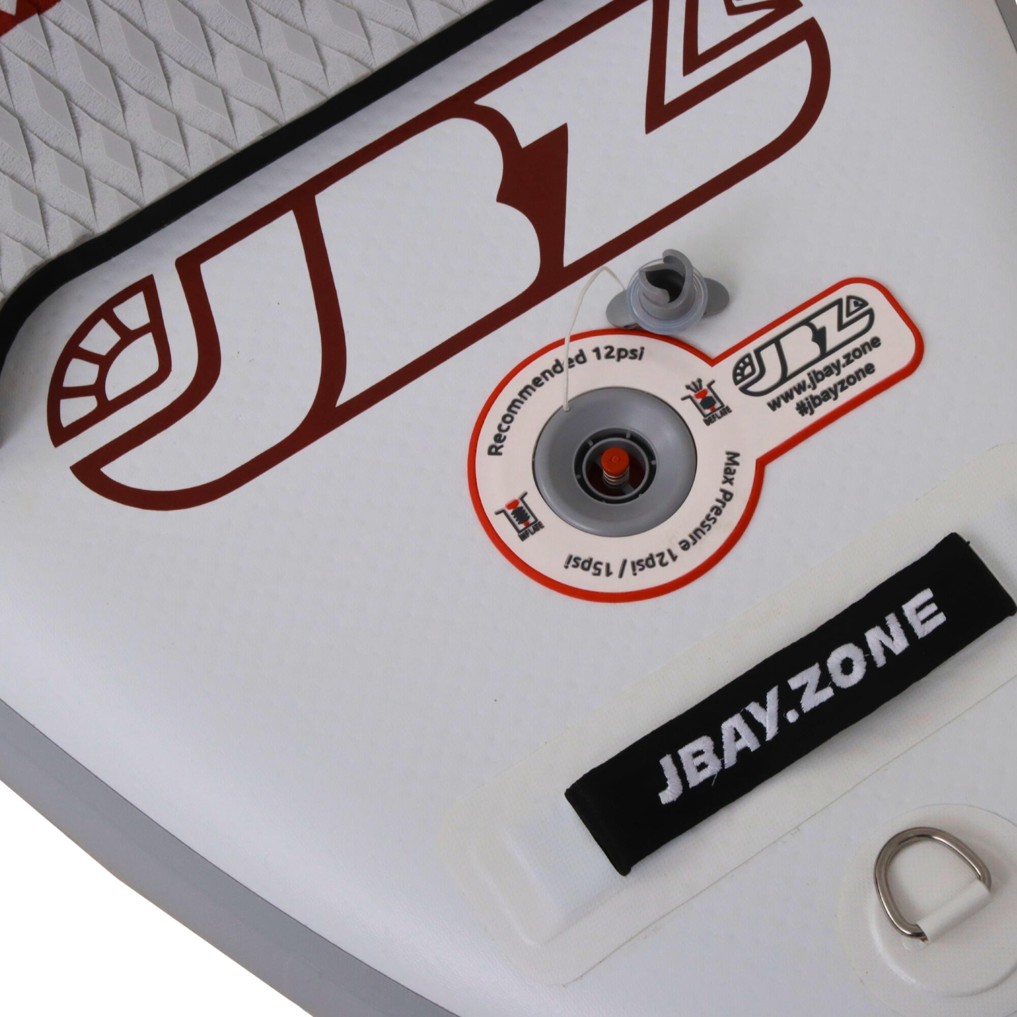 SUP gonfiabile KX250 KAME Jbay.Zone 10'10" con seggiolino rosso 8/10