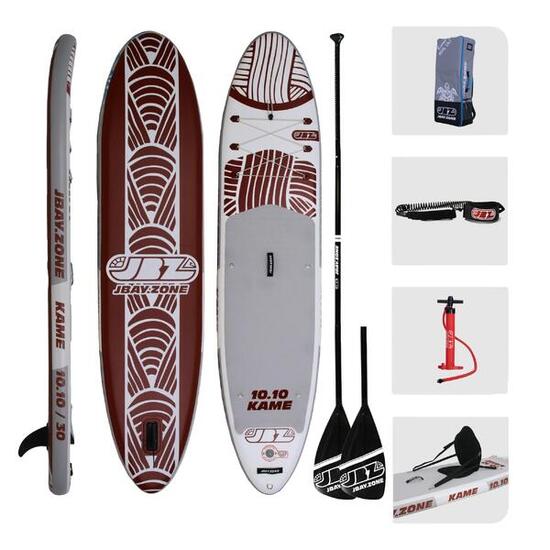SUP gonfiabile KX250 KAME Jbay.Zone 10'10" con seggiolino rosso
