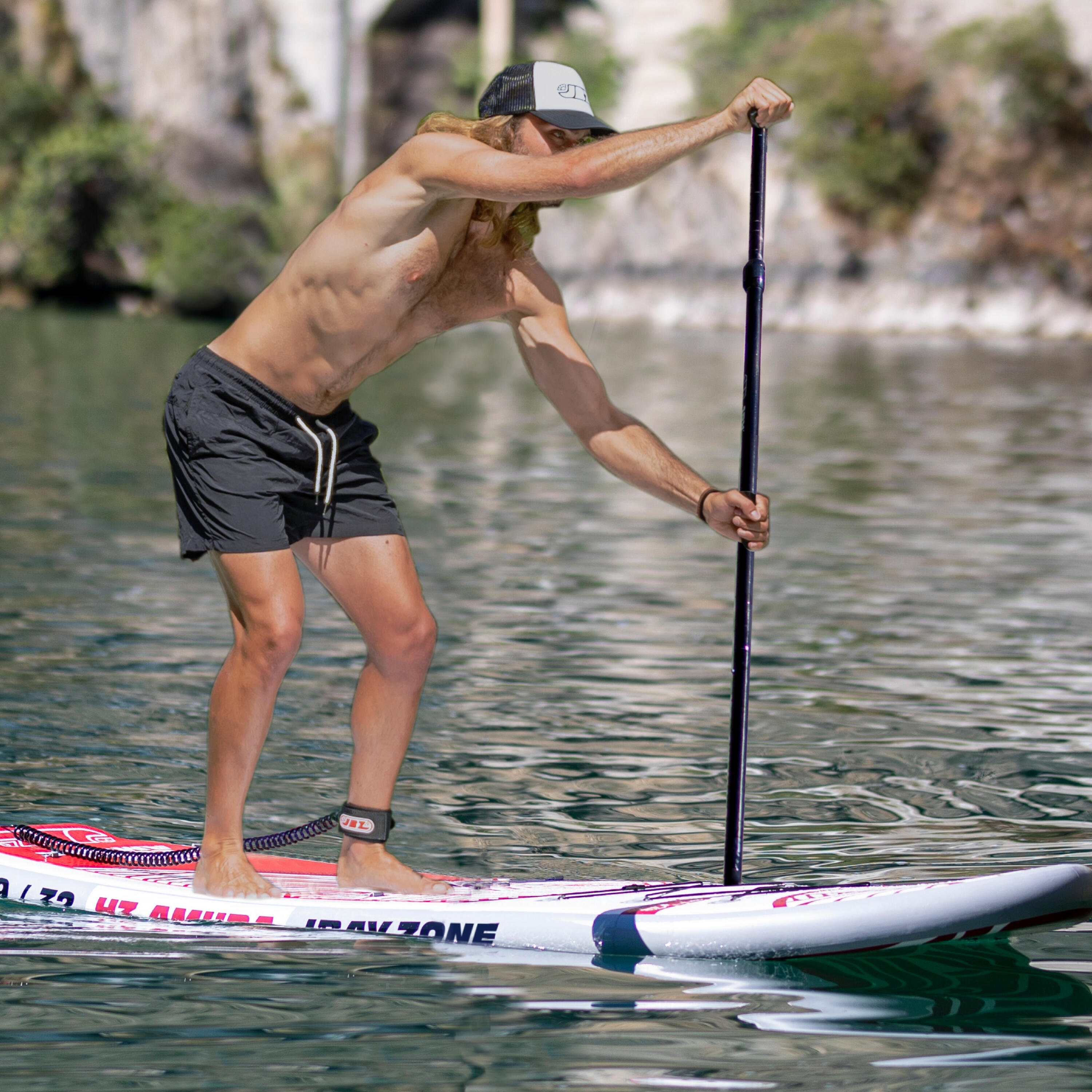 SUP gonfiabile KX250 KAME Jbay.Zone 10'10" con seggiolino rosso 10/10
